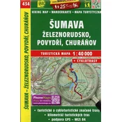 Shocart Šumava / Sumava - Železnorudsko, Povydri, Churanov. Turistična karta 434. Ur. 2025.