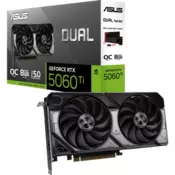 Grafična kartica ASUS Dual GeForce RTX 5060 Ti OC, 8GB GDDR7, PCI-E 5.0 DUAL-RTX5060TI-O8G
