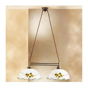 Kolarz 731.82.111 - Luster na sajli NONNA 2xE27/75W/230V boja vina