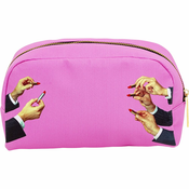 Kozmetična torba TOILETPAPER LIPSTICKS, 23 x 13 cm, roza, Seletti