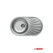 Livinox Ugradna sudopera LivEC165, 74x44cm, Sifon o90, Hrom