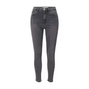 TOPSHOP Kavbojke JAMIE črn denim