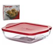 Borcam cetvrtasti sa plasticnim poklopcem 318x283mm 3200cc