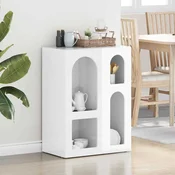 Kreveta Visoki sjaj bijela 59 x 35 x 80.5 cm Konstruirano drvo