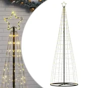 Vidaxl LED božično drevo 550 LED toplo bela 300 cm