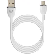 LINQ LinQ, Kabel USB na mikro-USB, hitro polnjenje, 3 A, sinhronizacija 1,2 m, Bela, (5000220173)