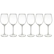 shumee Komplet 6 kozarcev za vino Lina 410 ml elegantni kozarec