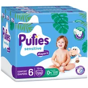 Pelene za bebe Pufies Fashion & Nature 6, 126 komada