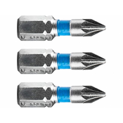 Fortum Križ Pozidriv, set od 3, PCS 1 × 25 mm, S2