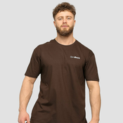 GymBeam Muška majica Basic Chocolate Brown