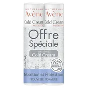 Avéne Komplet negovalnih balzamov za ustnice Cold Cream 2 x 4 g