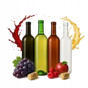 shumee OLIVNO ZELENA PROZORNA STEKLENICA ZA VINO + ZAPRTINA