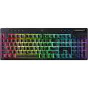 Mehanička tipkovnica Razer - BlackWidow V4 Low-profile HyperSpeed Orange Switch, bežična, Linear, crna