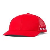 Moška kapa s ščitnikom CCM Team Meshback Trucker Red
