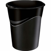 Koš za odpadke CepPro HAPPY 280 - 14 l, črna plastika