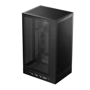 Računalniško ohišje DeepCool CH270 DIGITAL, Micro-ATX, LCD, steklo, črno