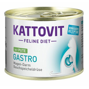 Kattovit Gastro konzervirana hrana s puranom 185 g