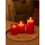 Sinsay - LED lampice u obliku sveca 3 pack - pastelno roze