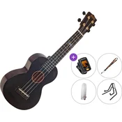 Mahalo MH2WTBK SET Transparent Black Koncertne ukulele