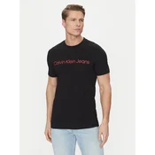 Calvin Klein Jeans Majica J30J322552 Črna Slim Fit