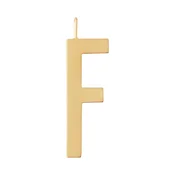 Pozlačeni srebrni obesek Design Letters