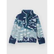 Columbia Helvetia II Printed Snap Kids Half-Zip Fleec evbl