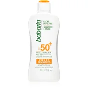 Babaria Sun Sensitive mlijeko za suncanje za osjetljivu kožu SPF 50+ 200 ml