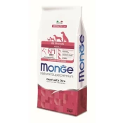Monge Natural Superpremium Dog All Breeds Adult Monoprotein Beef With Rice - 12 kg