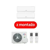 COOPER&HUNTER klimatska naprava z montažo Vital Plus U18RK2-NG/S12FTXF6/S09FTXF6, 5.3 kW