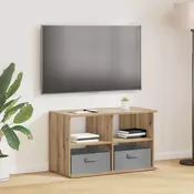 Stalak za TV s ladicama Umjetnicki hrast 79 x 40 x 48 cm