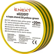 NEX PVC izolacijski trak s022017 19 mm x 20 m rumeno-zelen