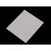 Obojestranske gelske pike, samolepilne O12 mm - prozorne