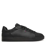 Tommy Hilfiger Superge Lightweight Pinperf Lth Sneaker FM0FM05981 Črna