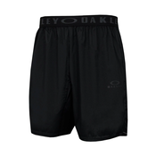 Mens Shorts Oakley Hot Temps 6 Running Short Blackout