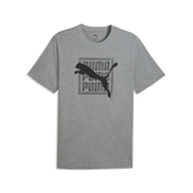 Puma GRAPHIC WORDING TEE, moška majica, siva 691775
