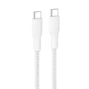 Belkin USB-C /USB-c Kabel 240W 3m geflochten, weiß CAB025hq3MWH