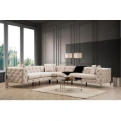 Atelier del Sofa Ugaona garnitura Como 310x70x270cm Bež