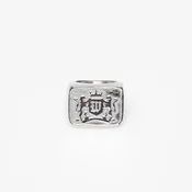 Prstan Wasted Paris U Crest Signet Ring Silver 6