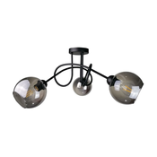 Lestenec RIN 3xE27/60W/230V črn
