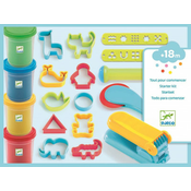 Igrivi plastelin – začetni set moder