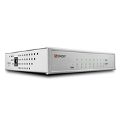 Lindy 25045 mrežni prekidac Upravljano Gigabit Ethernet (10/100/1000) Podrška za napajanje putem Etherneta (PoE) Srebro