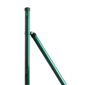 OKROGEL PODPORNI STEBER ZA OGRAJO fi 34mm 120cm ZELEN | Topdom