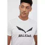 Salewa SOLIDLOGO DRY T SHIRT M, muška majica za planinarenje, bijela 27018
