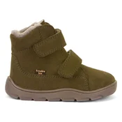 Froddo čevelj gležnjar - membrana G2110151 ZERU TEX FURRY BAREFOOT podloženi U olive 29