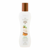 Farouk Systems Biosilk Silk Therapy Organic Coconut Oil maska za kosu za oštecenu kosu za ispucale vrhove kose za suhu kosu 167 ml