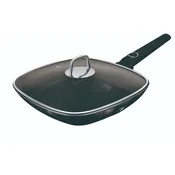 Ponev za žar s pokrovko in titanovo površino Black Vantage 28cm 55883
