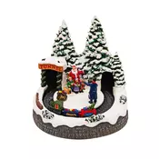 HOME Svetleca LED diorama Deda Mraz