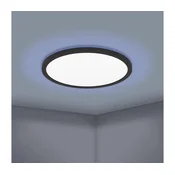 Eglo 31704-LED RGBW prigušiva stropna svetiljka ROVITO-Z 1xLED/16,5W/230V precnik 42 cm crna + daljinski upravljac