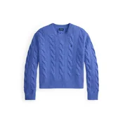 Polo Ralph Lauren Pulover 211A91216012 Modra Straight Fit