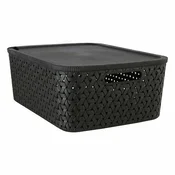 shumee Tressy KOŠARA ZA SHRANJEVANJE 15L črna 40 x 30,5 x 15 cm